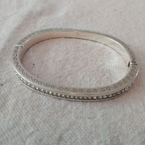 Brighton Bangle with White crystals